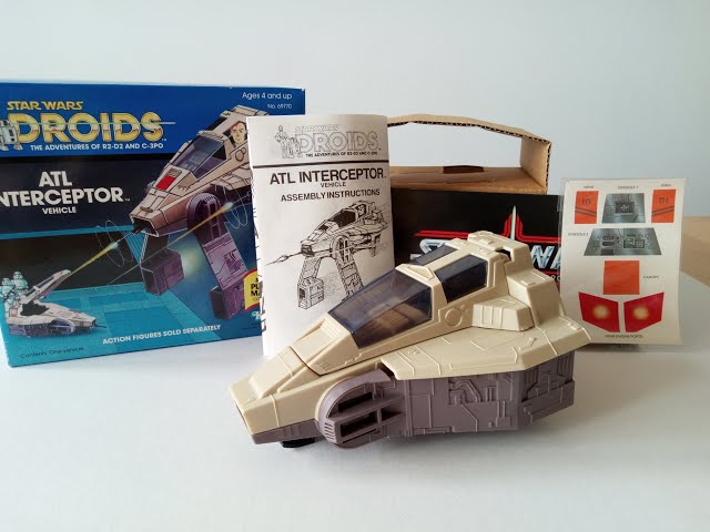 スターウォーズ 1985 Kenner Droids ATL インターセプター Vintage