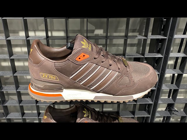 ゴールド Adidas ZX 750 (Brown/White/Orange) - Product Code: GW8983