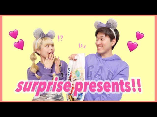 サプライズ】ディズニーでお互いに1万円分プレゼント交換したら最後に