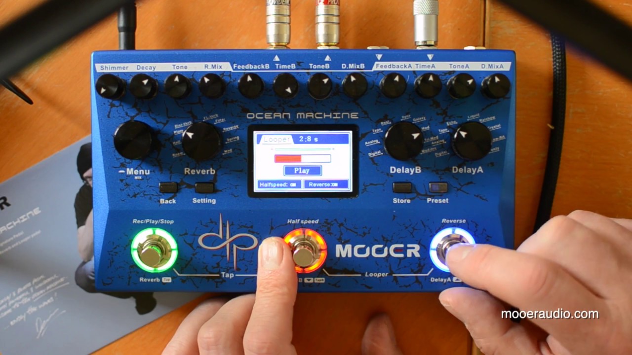 Mooer Audio: OCEAN MACHINE (taking a trip with) - YouTube