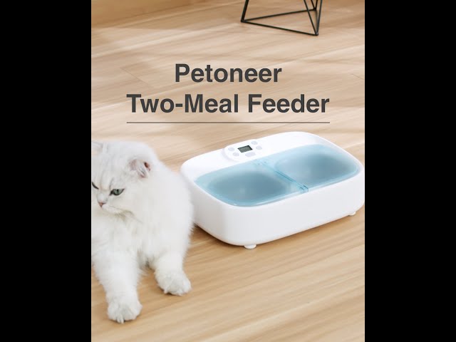 PETONEER Two-Meal Feeder - YouTube