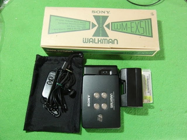 良音オススメ品WM-EX511 ブラックSONYカセットウォークマン可動品D 良