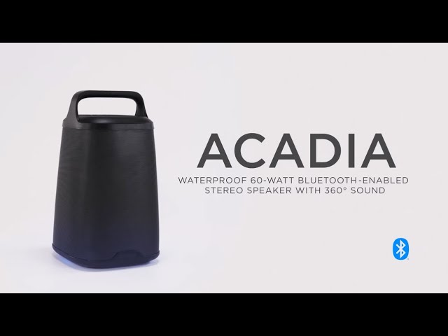 ION® Acadia™ - WATERPROOF BLUETOOTH®-ENABLED STEREO SPEAKER WITH
