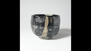 萩黒茶碗 岡田裕 県指定無形文化財 萩焼 | 萩焼屋Hagiyakiya ネット
