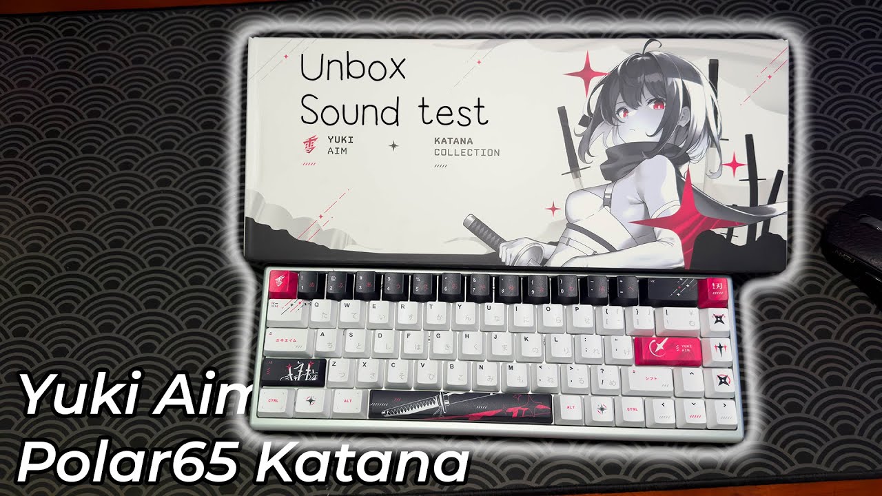 YukiAim KATANA COLLECTION ユキエイムキーボード