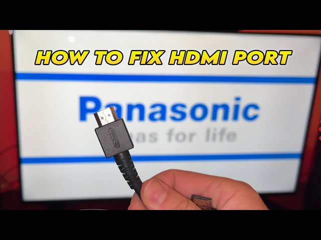 Panasonic TV - How to Fix HDMI No Signal Error Not Working - YouTube