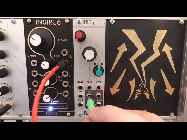 Mutable Instruments Ripples - Liquid Filter Basic Demo - YouTube