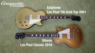GibsonとEpiphoneのGold Topを比べてみた｜Croquetteギター機材研究