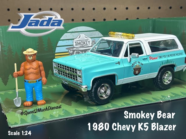 JADA 1980 シボレーブレーザー & スモーキーベアー・フィギア JADA