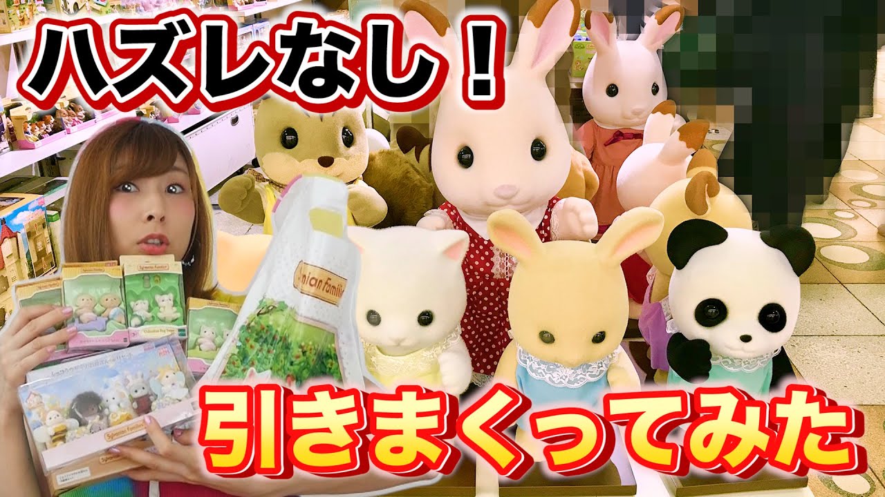 The gorgeous Sylvanian Families doll lottery! I tried as many as I