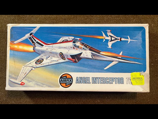Airfix 1973 Captain Scarlet Angel Interceptor Vintage Model Kit