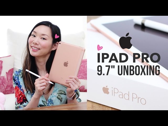 Apple IPAD Pro 9.7 Review & Unboxing | ROSE GOLD & Apple Pencil