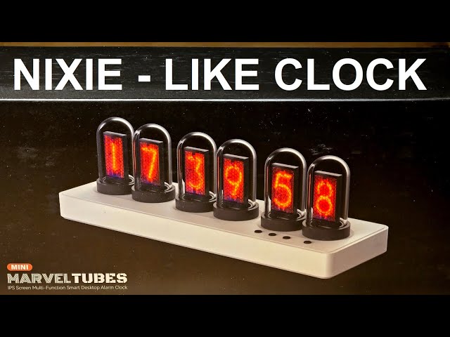 ニキシー管シミュ 置き時計hachisanmaru MARVEL TUBES 受注：MARVEL