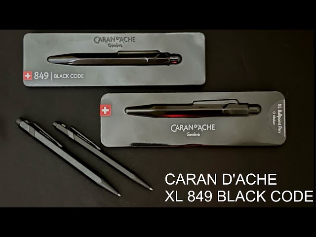 CARAN D'ACHE XL BALLPOINT PEN 849 BLACK CODE｜カランダッシュ