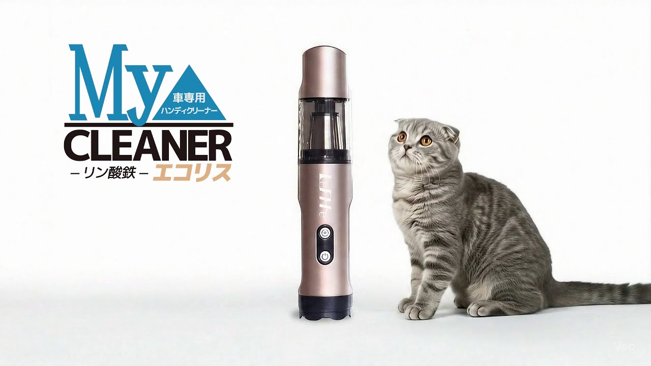 ハンディクリーナー】猫が解説するMyクリーナー エコリス（カローラ