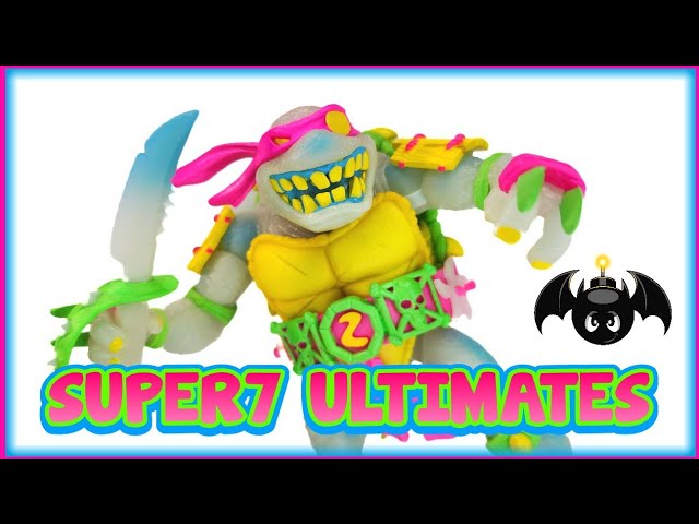 SUPER 7 Ultimates Teenage Mutant Ninja Turtles Slash Glow In The