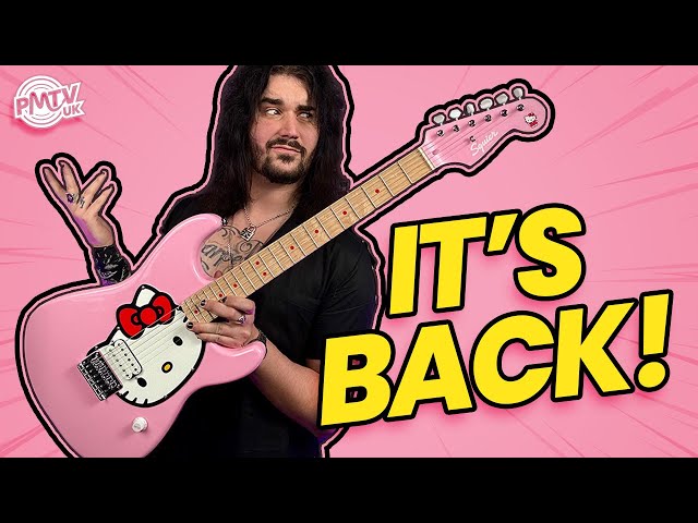 The Squier Hello Kitty Strat Is BACK, and It's A Bunch Of Fun