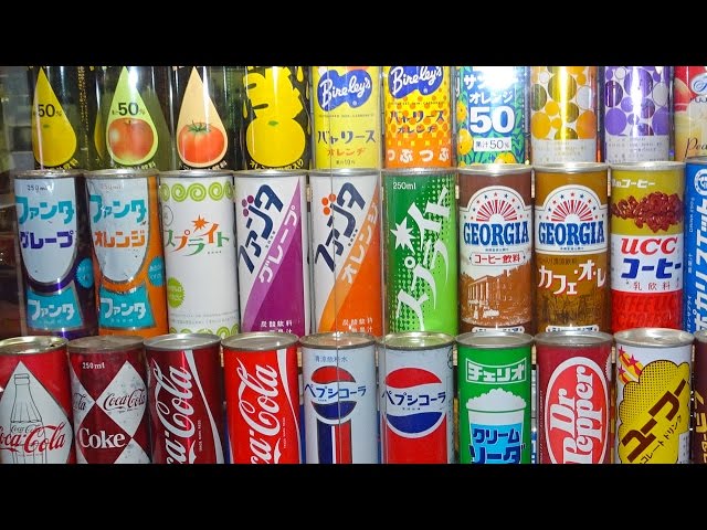 昭和レトロ 缶ジュース 80年代90年代 ファンタ コーラ 懐かしい