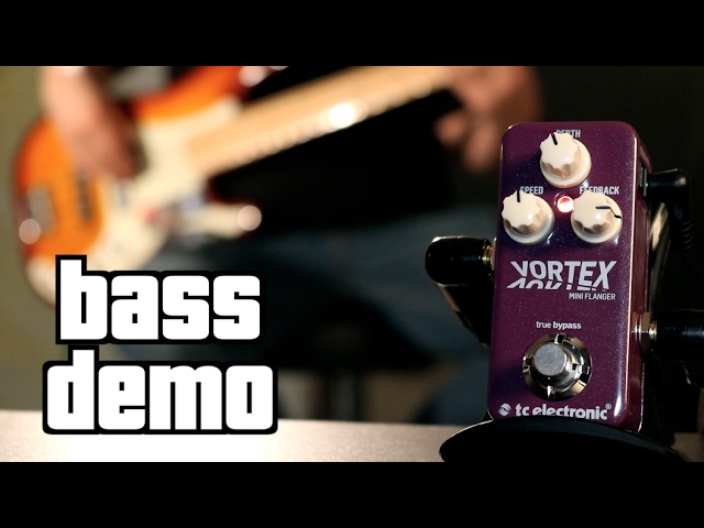 TC Electronic Vortex Mini Flanger Bass Demo - YouTube
