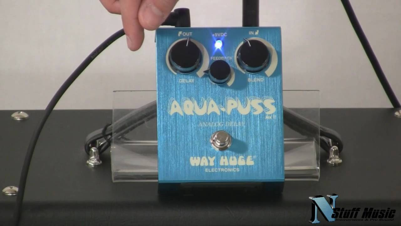 Way Huge Aqua Puss Mk II Delay Pedal - YouTube
