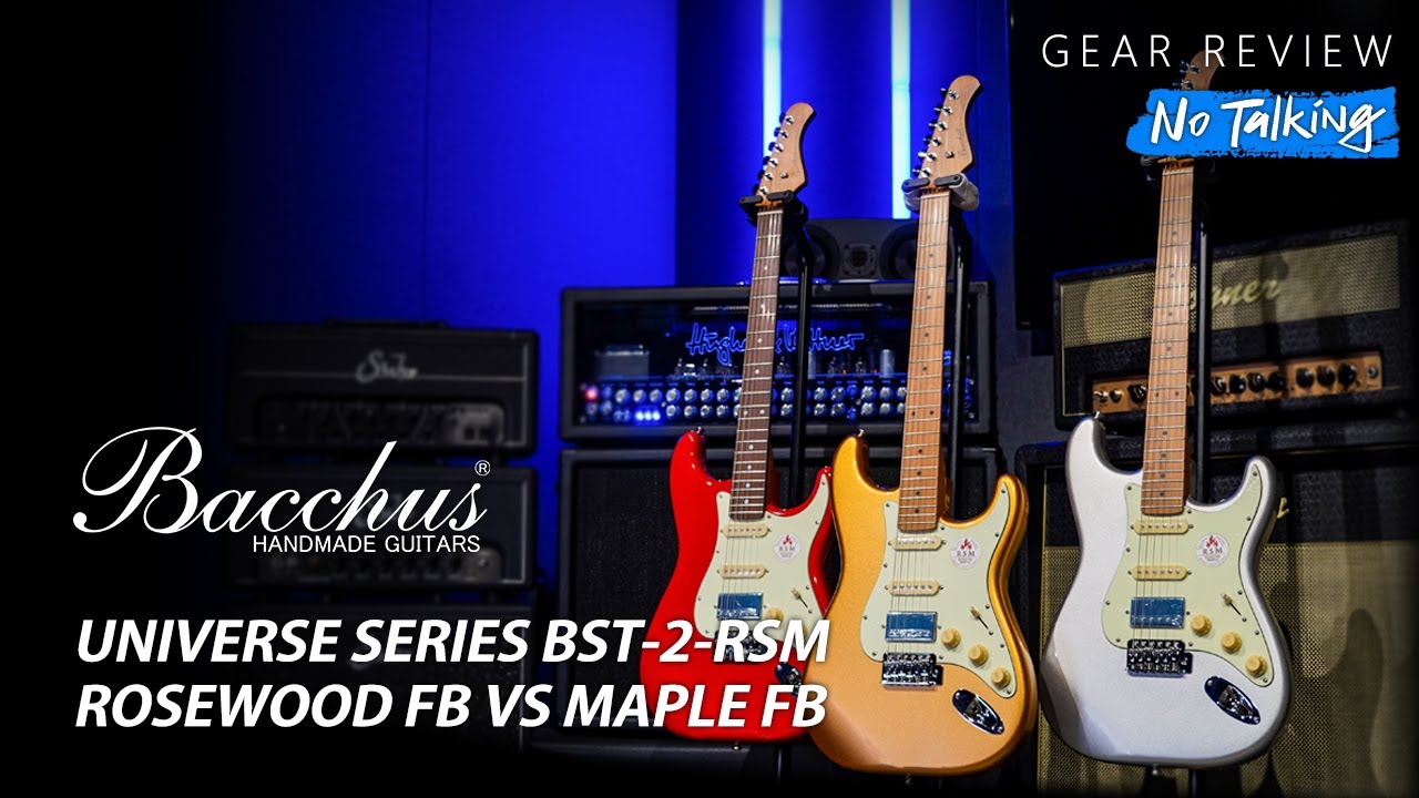 Bacchus Universe Series BST-2-RSM Rosewood FB VS Roasted Maple FB