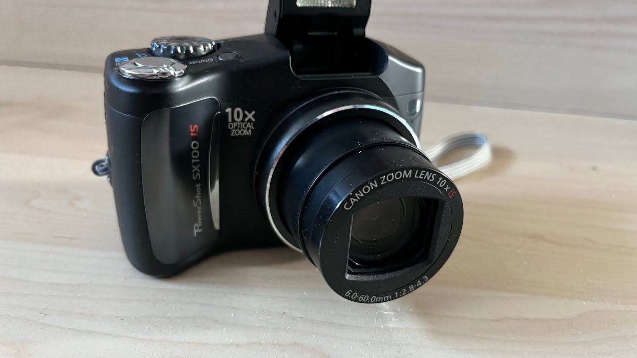 Canon PowerShot SX100 IS old digital camera photoshoot 10x optical