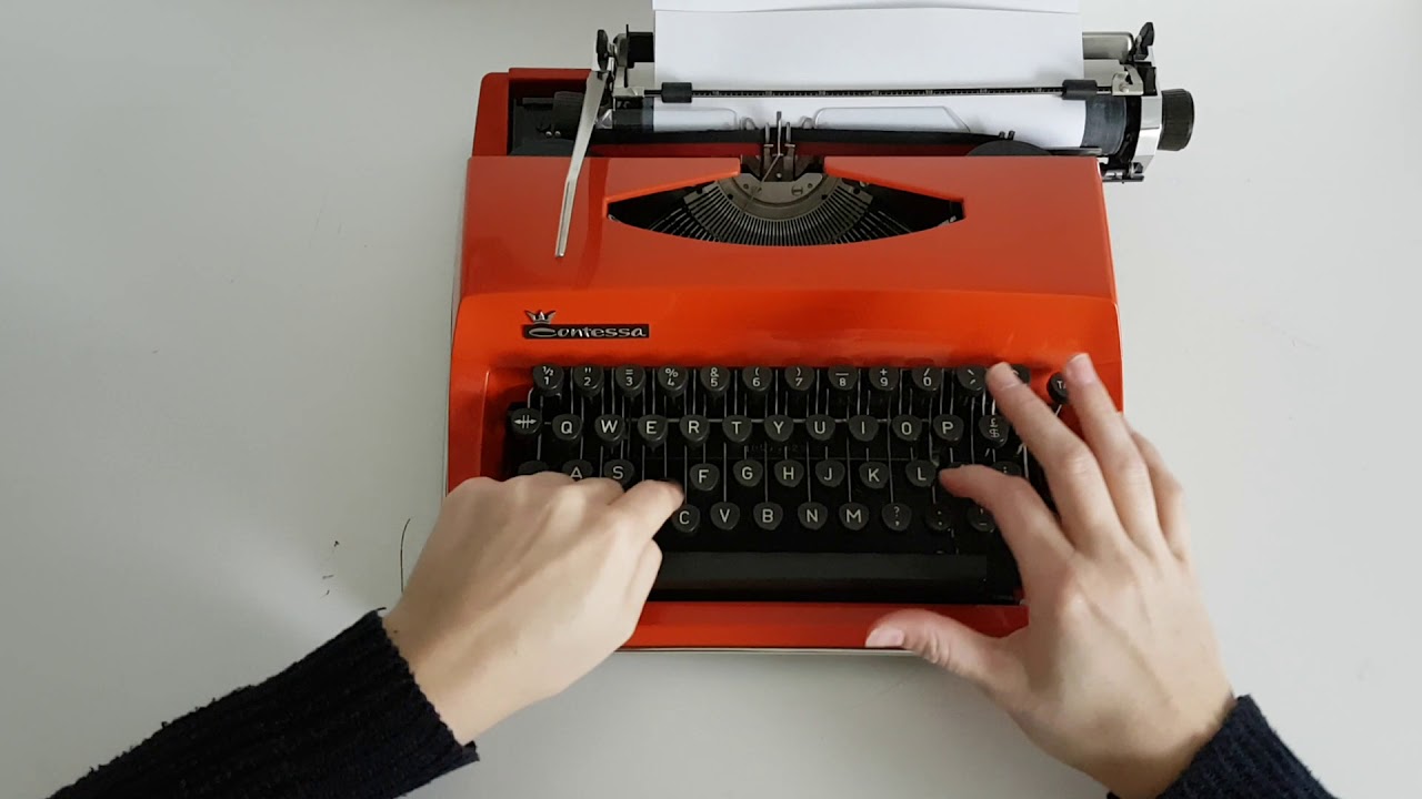 Tony's Typewriters - Adler Contessa De Luxe - YouTube