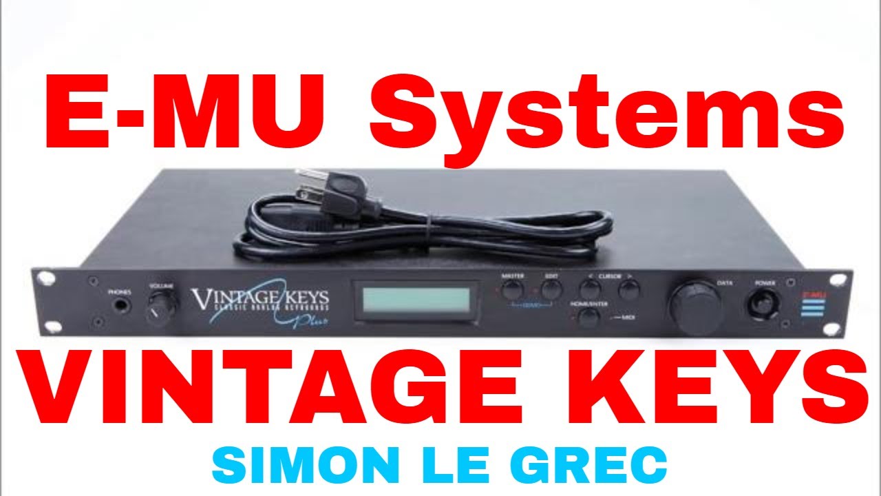 E-mu | Vintage Keys | Factory Demo Songs - YouTube
