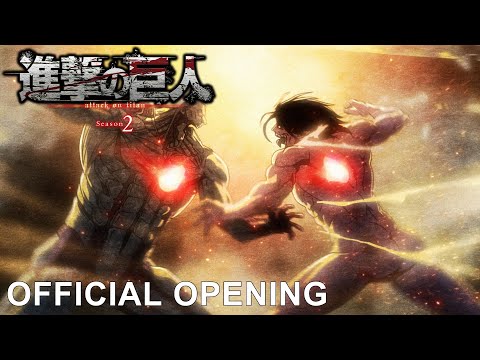 Attack on Titan Season 2 Opening Movie｜Linked Horizon「Shinzou wo