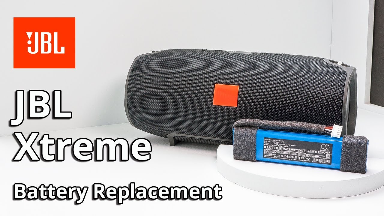 JBL Xtreme Battery Replacement CS-JMX210SL - YouTube