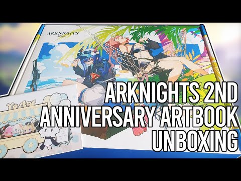 Arknights 2nd Anniversary Artbook Unboxing live - Then lets go