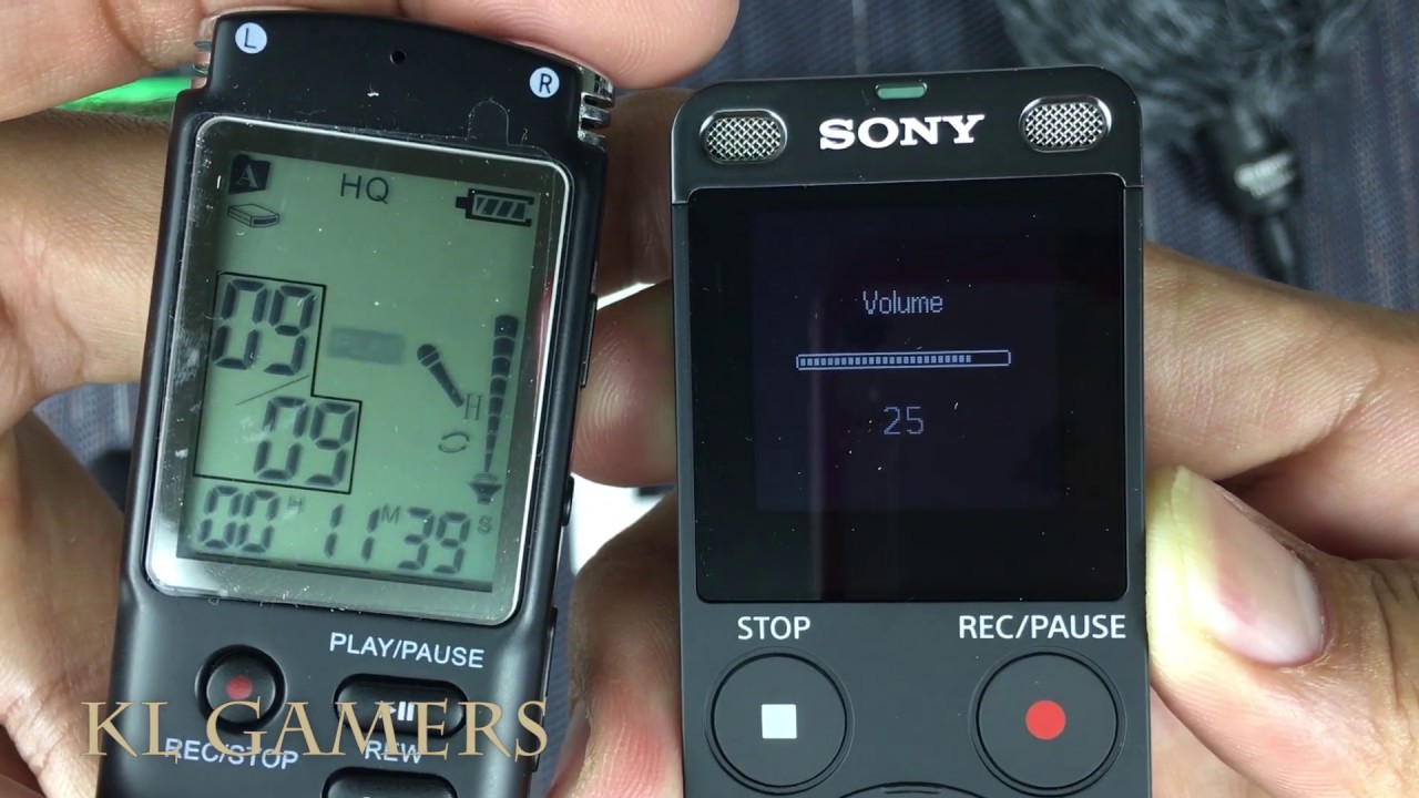 The SONY ICD-UX560F Stereo IC Recorder Unboxing and Various Tests