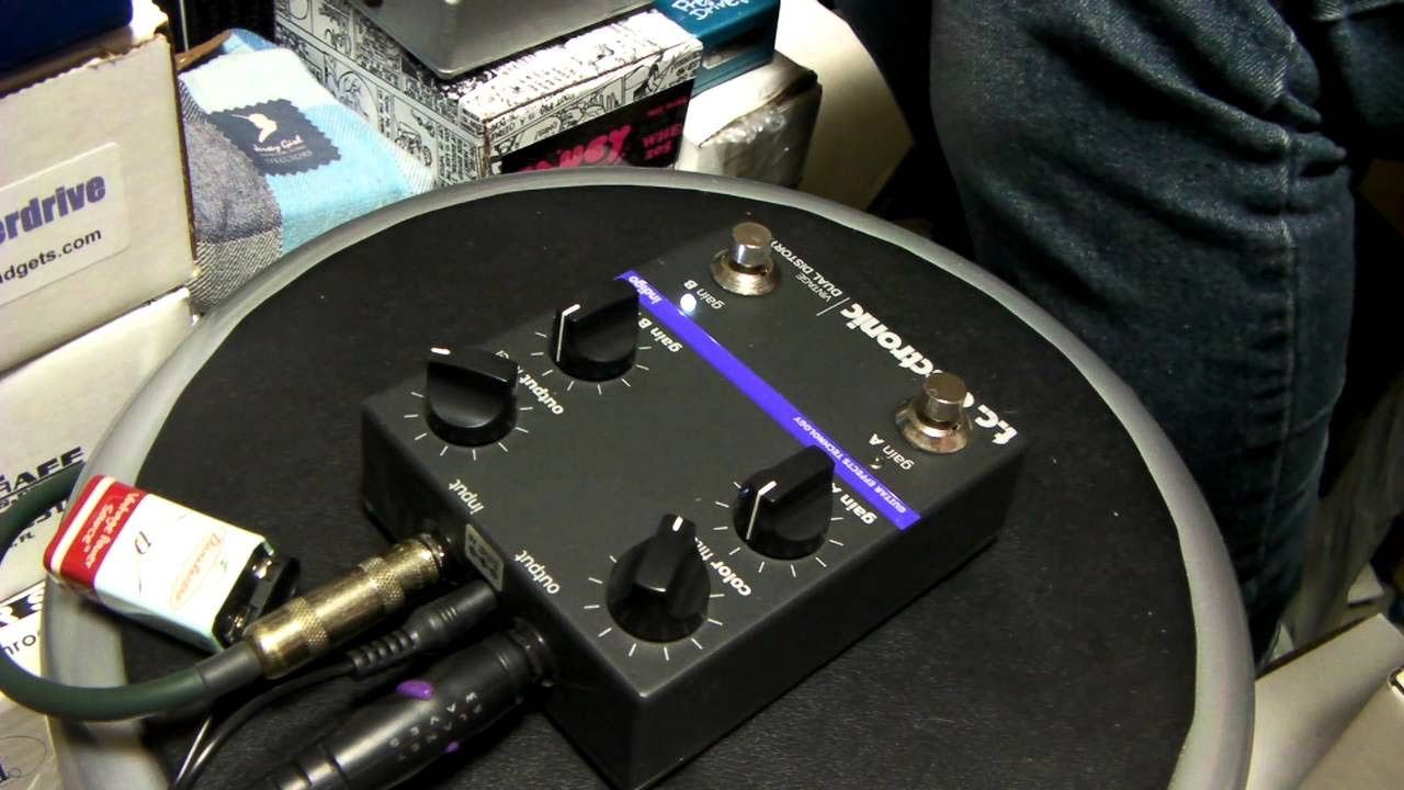 t.c. electronics vintage dual distortion - YouTube