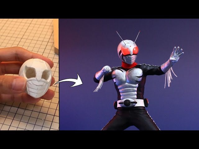 昭和ライダー制作】第9弾 スーパー1のフィギュアを作ってみた