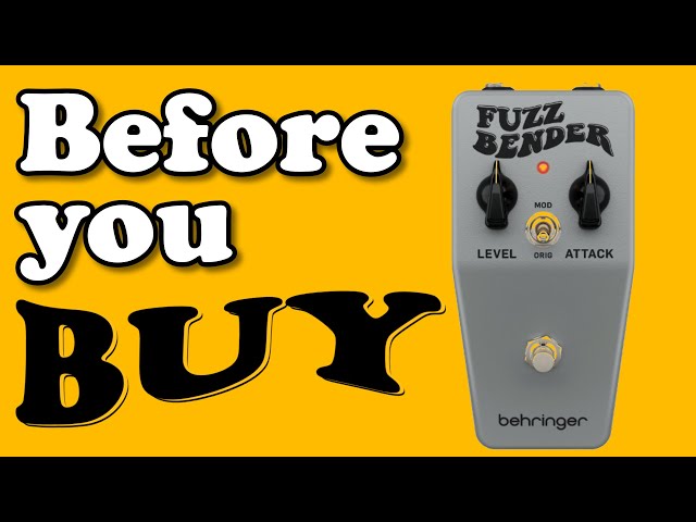 Behringer Fuzz Bender isn't for everyone - YouTube