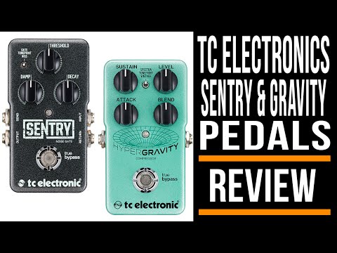 TC Electronic HyperGravity Compressor & Sentry Noise Gate Pedal
