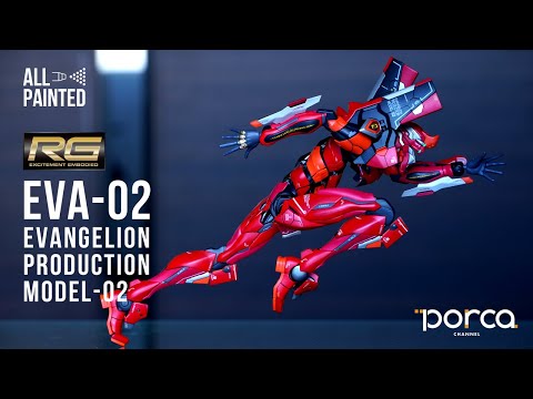 エヴァンゲリオン 弐号機 RG ESVシールド装備 アスカ 【全塗装完成