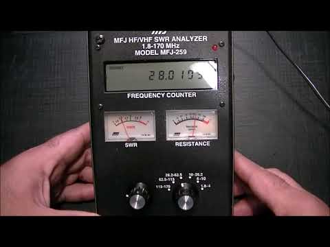 受信機 MFJ-259 SWR Analyzer 1.8-170 MHz 受信機 MFJ-259 SWR