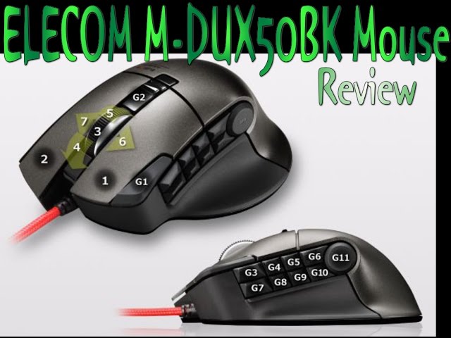 ELECOM M-DUX50BK Mouse - YouTube