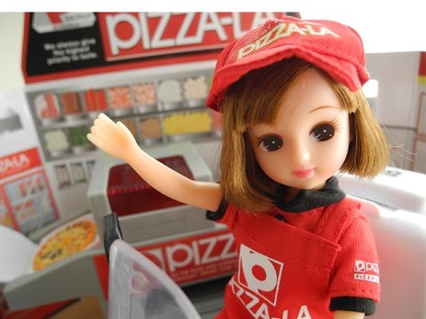 Rika-chan「pizza shop」 リカちゃん「ピザーラショップ」 - YouTube