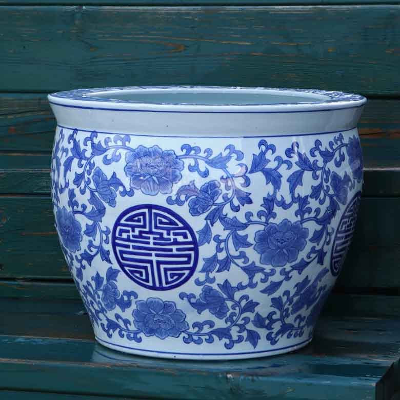 水鉢 大型 寿 特大 13号 火鉢 鉢カバー – 輸入家具のインテリア北欧