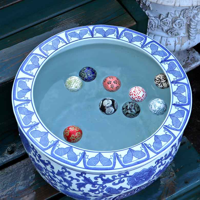 水鉢 大型 寿 特大 13号 火鉢 鉢カバー – 輸入家具のインテリア北欧