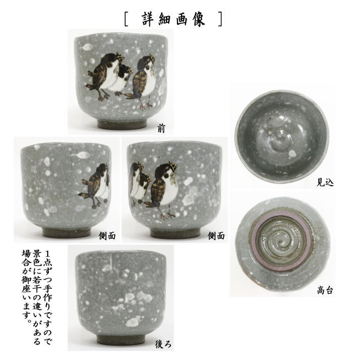 乾山写菊絵 浅見与し三作 京清水 抹茶碗 茶道具 共箱 乾山写菊絵 浅見