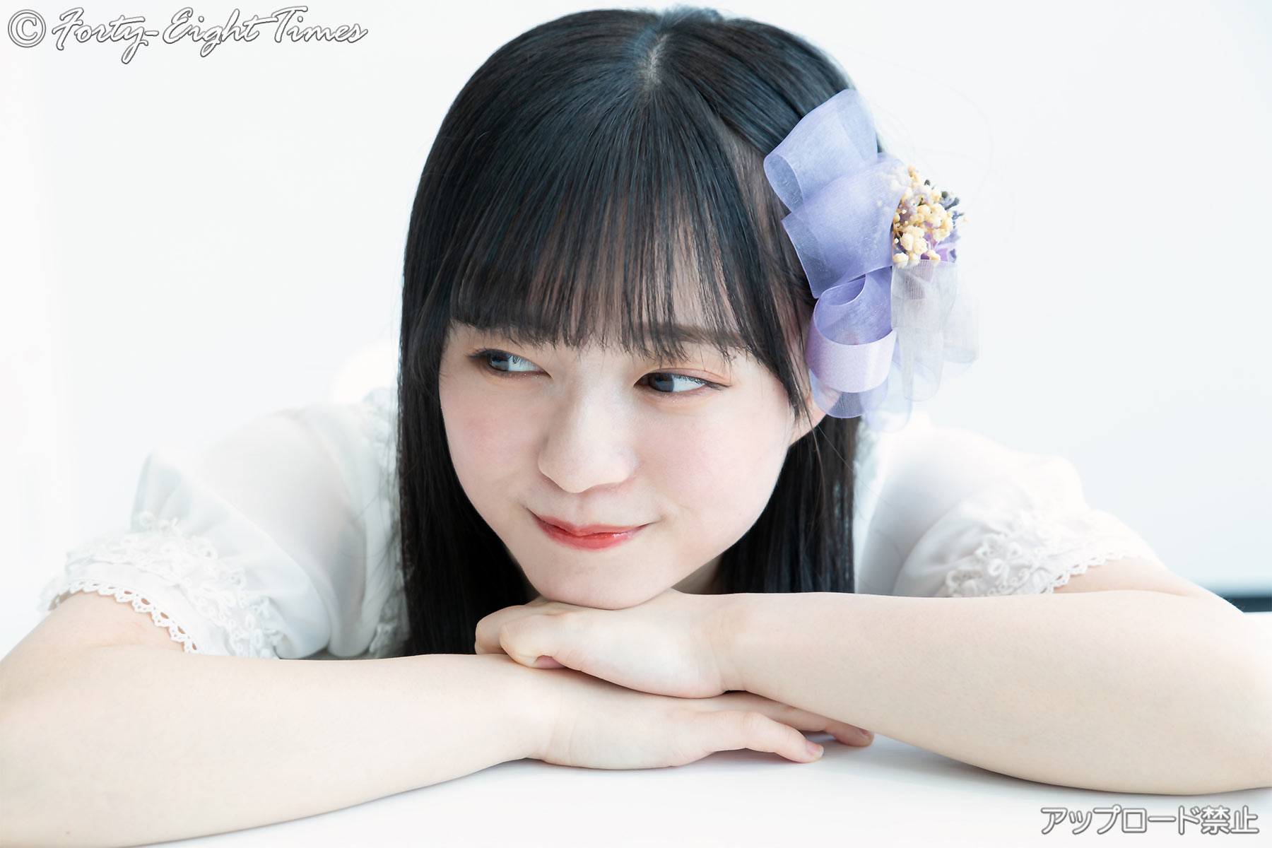 HKT48 上島楓 九州7県ツアー 福岡公演 直筆サイン入り 生写真 HKT48 上島