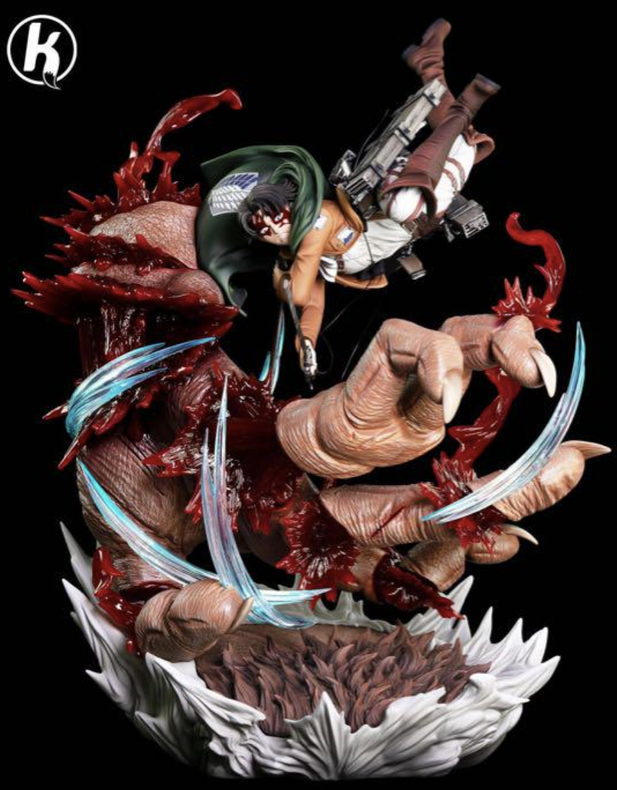 進撃の巨人 リヴァイ兵長車椅子ガレージキットフィギュア