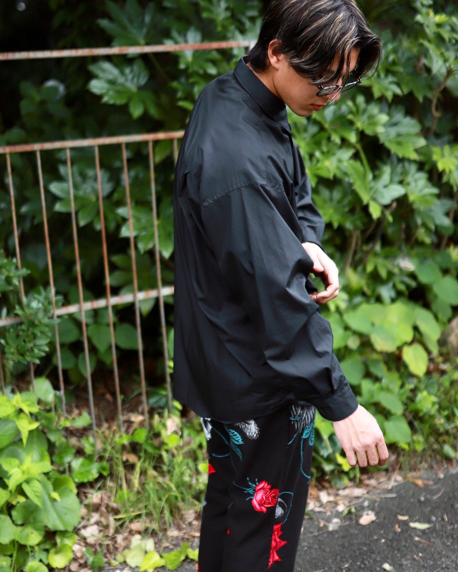 SAINT M×××××× ×WILDSIDE YOHJI YAMAMOTO PAJAMA PANTS markスタイル