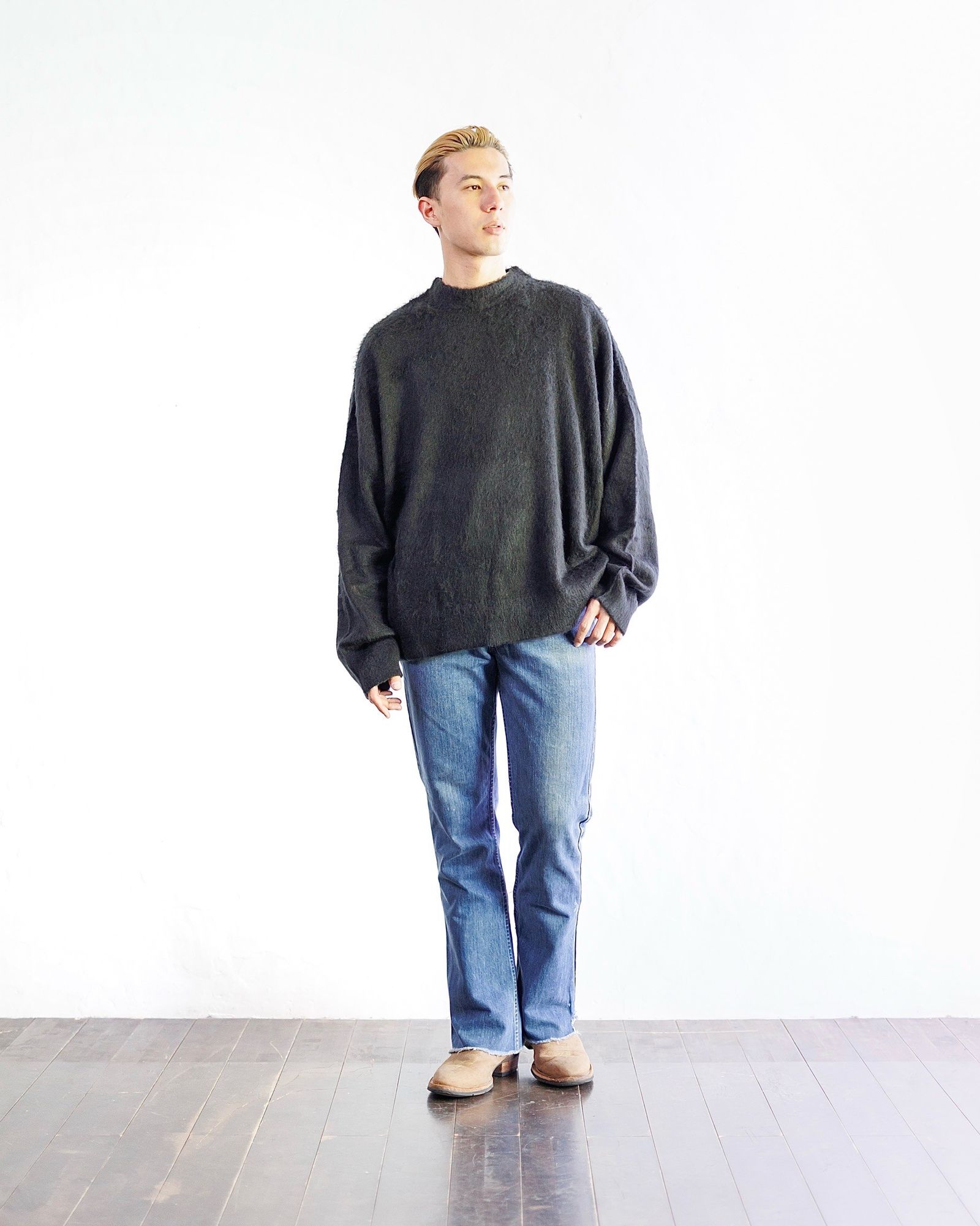 SAINT M×××××× - セントマイケル24AW CLEAN MOHAIR CR KNIT(SM-YS1