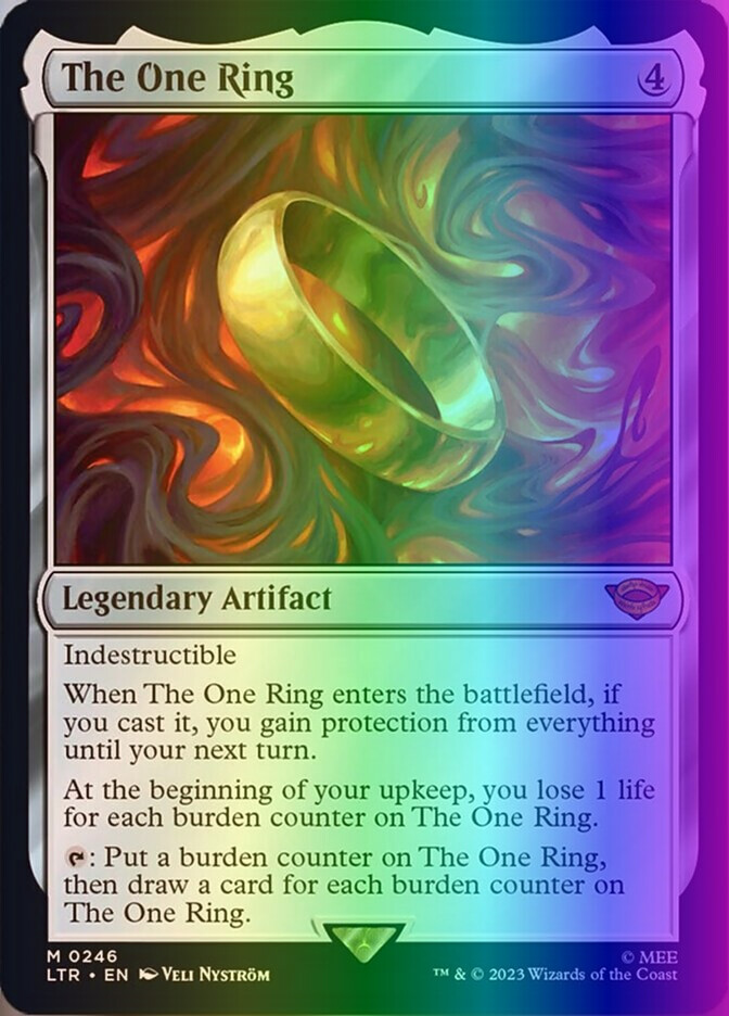 一つの指輪 3枚セット Foil mtg MTG 一つの指輪 foil 日本語 FOIL]