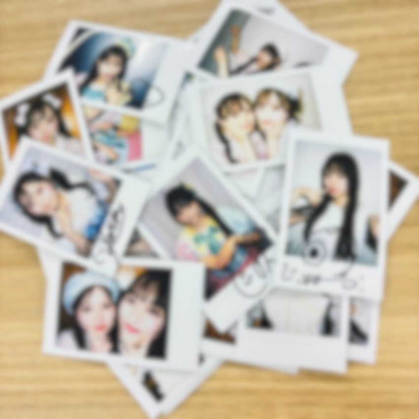 fav me 阿部かれん アクスタ&直筆サイン入りチェキセット favme 阿部