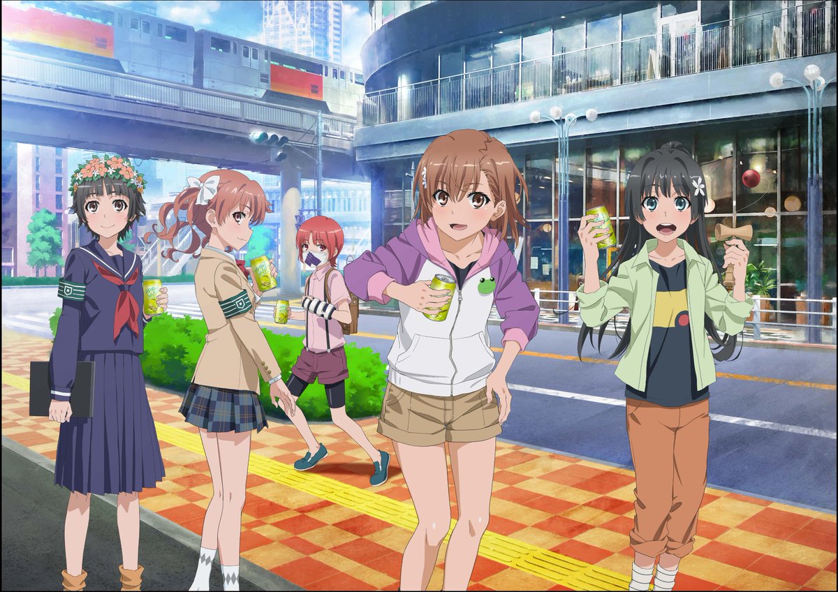 とある自治体の地域振興 とある科学の超電磁砲 缶バッジ 御坂